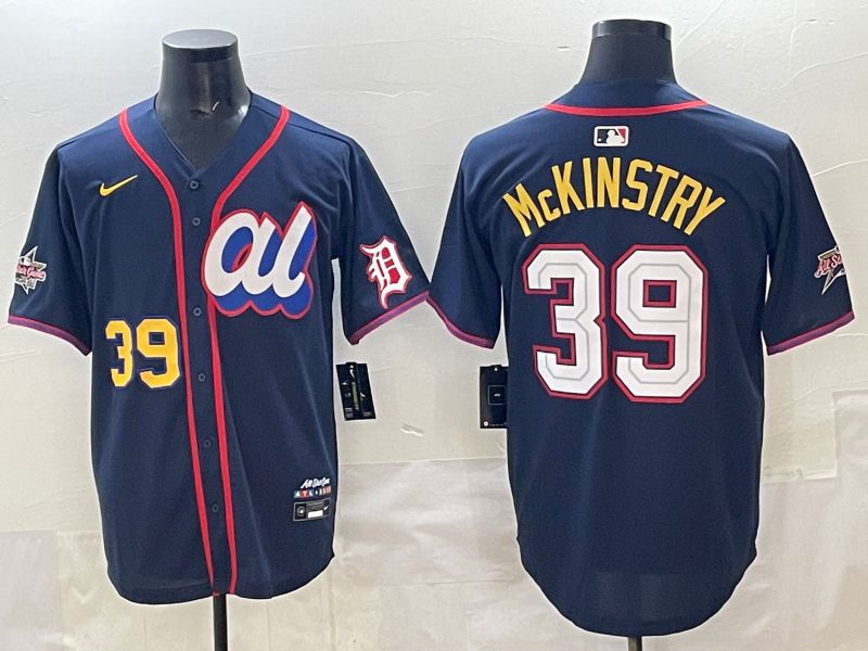 Men 2025 Detroit Tigers #39 Mckinstry Drak Blue All star Nike MLB Jersey style 05->detroit tigers->MLB Jersey